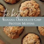 Picture of muffins with text over top